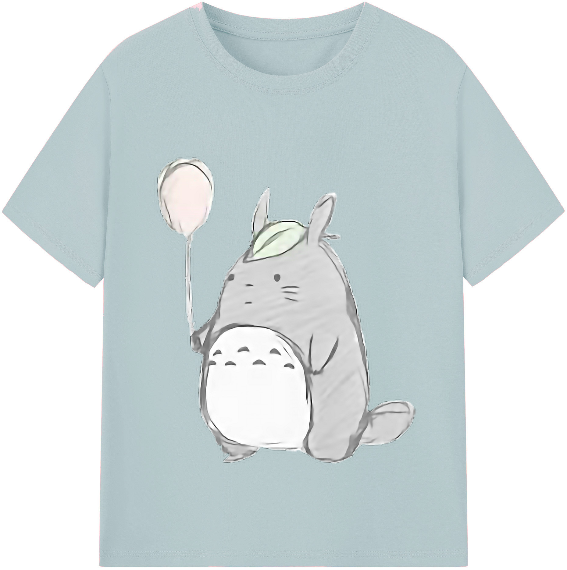 （画像用） となりのトトロ 草壁メイ 草壁サツキ My Neighbor Totoro Satsuki Kusakabe Mei Kusakabe 綿100％半袖Tシャツ（フロントプリント）